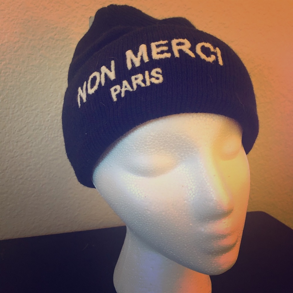 Black beanie